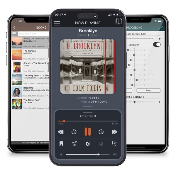 Download fo free audiobook Brooklyn by Colm Toibin and listen anywhere on your iOS devices in the ListenBook app.