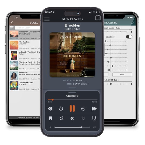Download fo free audiobook Brooklyn by Colm Toibin and listen anywhere on your iOS devices in the ListenBook app.