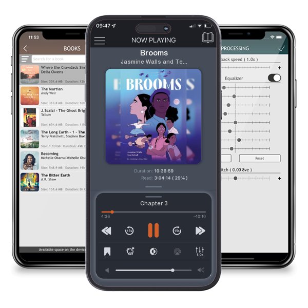 Download fo free audiobook Brooms by Jasmine Walls and Teo Duvall and listen anywhere on your iOS devices in the ListenBook app.