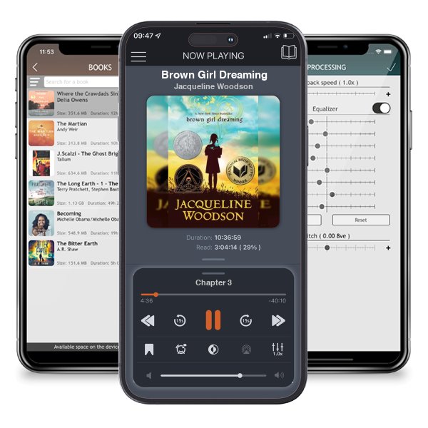 Download fo free audiobook Brown Girl Dreaming by Jacqueline Woodson and listen anywhere on your iOS devices in the ListenBook app.