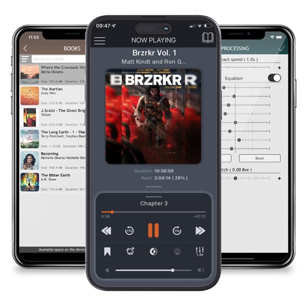 Download fo free audiobook Brzrkr Vol. 1 by Matt Kindt and Ron Garney and listen anywhere on your iOS devices in the ListenBook app.