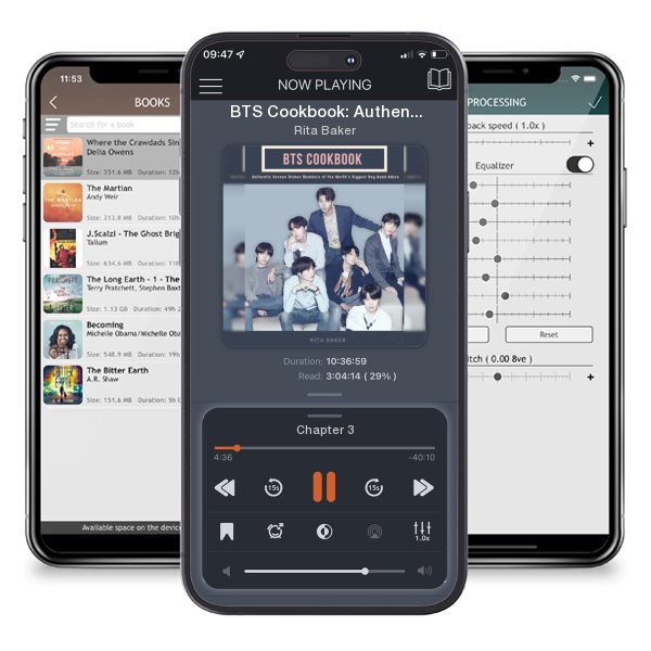 Download fo free audiobook BTS Cookbook: Authentic Korean Dishes Members of the World's Biggest Boyband Adore by Rita Baker and listen anywhere on your iOS devices in the ListenBook app.