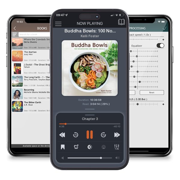Download fo free audiobook Buddha Bowls: 100 Nourishing One-Bowl Meals [A Cookbook] by Kelli Foster and listen anywhere on your iOS devices in the ListenBook app.