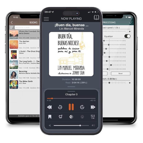 Descargar audiolibro gratis ¡Buen día, buenas noches! (Gmorning, Gnight!) by Lin-Manuel Miranda y escuchar en cualquier lugar en sus dispositivos iOS en la aplicación ListenBook.