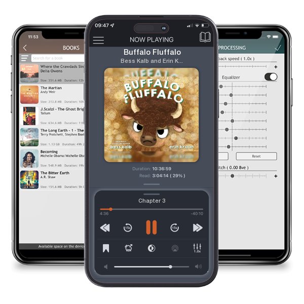 Download fo free audiobook Buffalo Fluffalo by Bess Kalb and Erin Kraan and listen anywhere on your iOS devices in the ListenBook app.