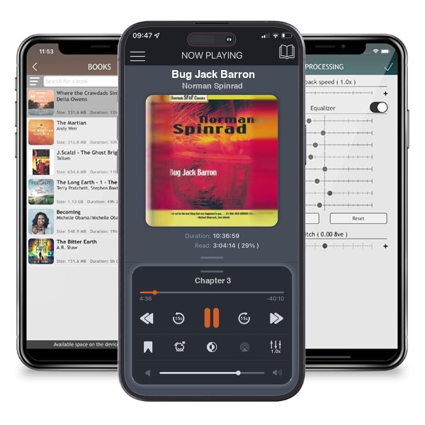 Download fo free audiobook Bug Jack Barron by Norman Spinrad and listen anywhere on your iOS devices in the ListenBook app.
