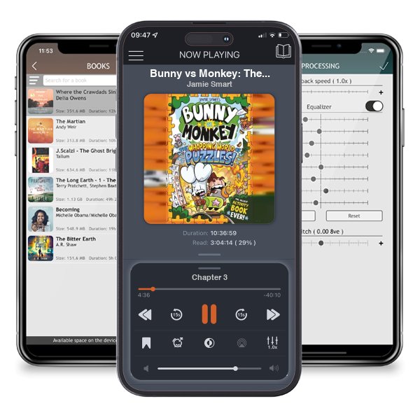 Download fo free audiobook Bunny vs Monkey: The Whopping World of Puzzles by Jamie Smart and listen anywhere on your iOS devices in the ListenBook app.