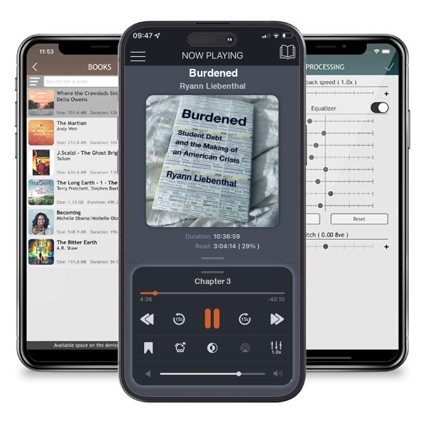 Download fo free audiobook Burdened by Ryann Liebenthal and listen anywhere on your iOS devices in the ListenBook app.