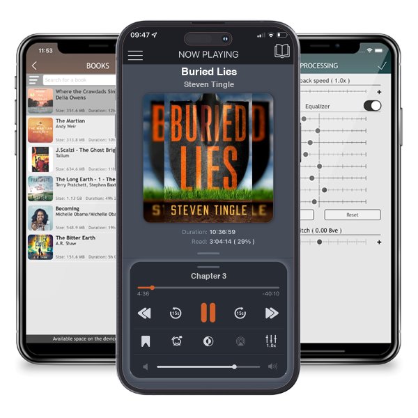 Download fo free audiobook Buried Lies by Steven Tingle and listen anywhere on your iOS devices in the ListenBook app.