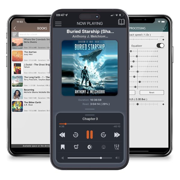 Download fo free audiobook Buried Starship (Shadow of War Book 1) by Anthony J. Melchiorri and listen anywhere on your iOS devices in the ListenBook app.