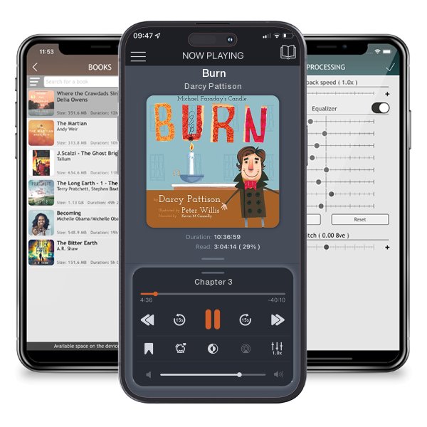 Download fo free audiobook Burn by Darcy Pattison and listen anywhere on your iOS devices in the ListenBook app.