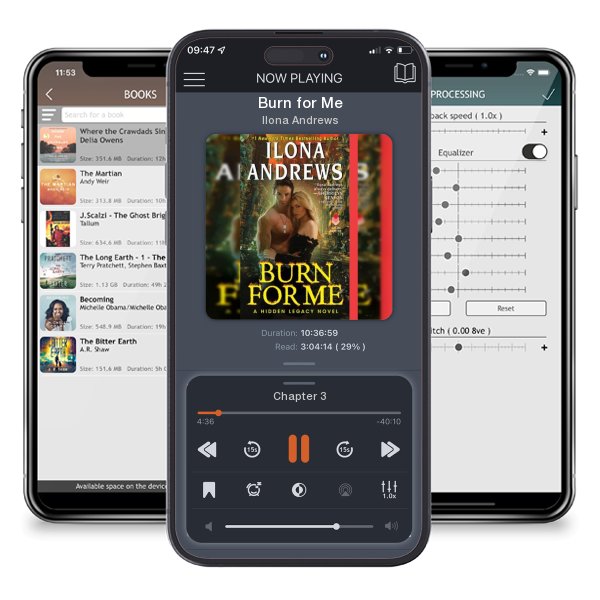 Download fo free audiobook Burn for Me by Ilona Andrews and listen anywhere on your iOS devices in the ListenBook app.