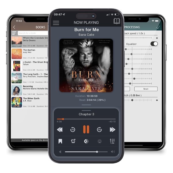Download fo free audiobook Burn for Me by Sara Cate and listen anywhere on your iOS devices in the ListenBook app.