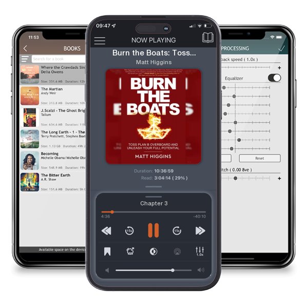 Download fo free audiobook Burn the Boats: Toss Plan B Overboard and Unleash Your Full... by Matt Higgins and listen anywhere on your iOS devices in the ListenBook app.