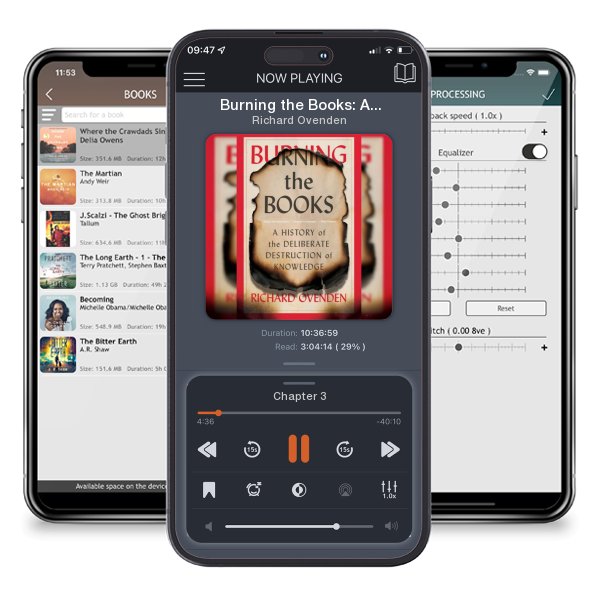 Download fo free audiobook Burning the Books: A History of the Deliberate Destruction of... by Richard Ovenden and listen anywhere on your iOS devices in the ListenBook app.