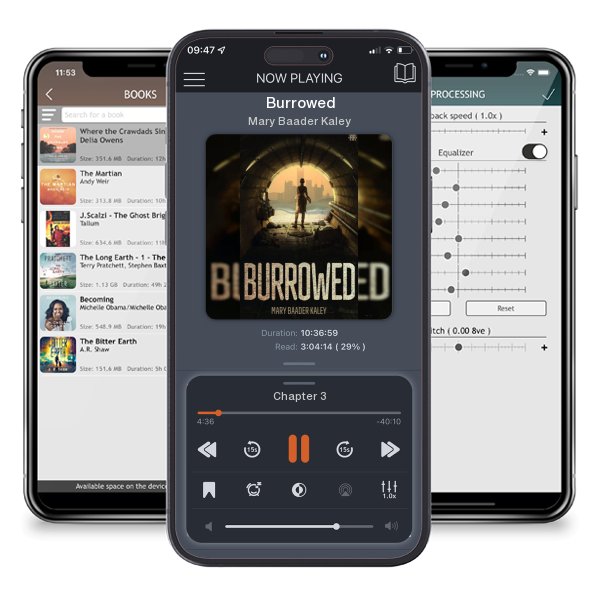 Download fo free audiobook Burrowed by Mary Baader Kaley and listen anywhere on your iOS devices in the ListenBook app.