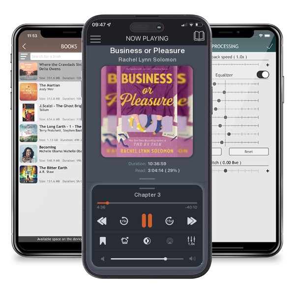 Download fo free audiobook Business or Pleasure by Rachel Lynn Solomon and listen anywhere on your iOS devices in the ListenBook app.