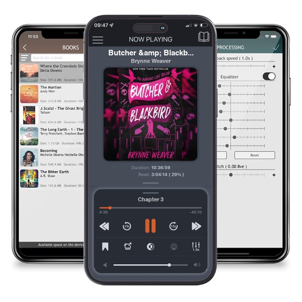 Download fo free audiobook Butcher & Blackbird: The Ruinous Love Trilogy by Brynne Weaver and listen anywhere on your iOS devices in the ListenBook app.