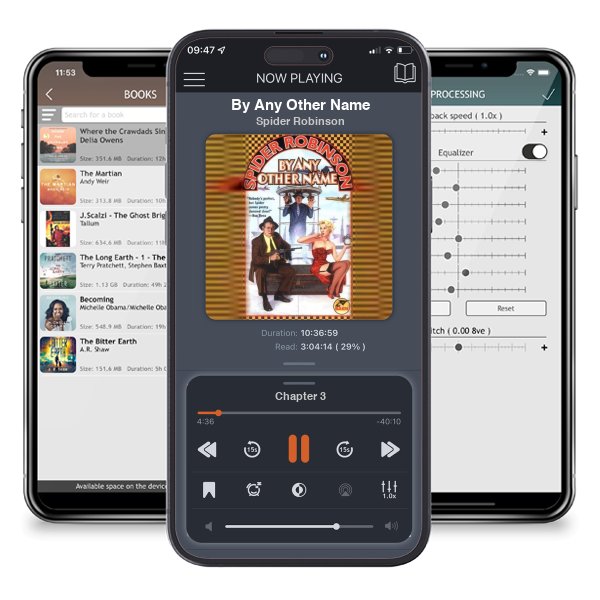 Download fo free audiobook By Any Other Name by Spider Robinson and listen anywhere on your iOS devices in the ListenBook app.
