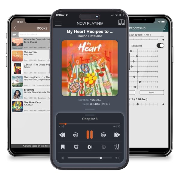 Download fo free audiobook By Heart Recipes to Hold Near & Dear by Hailee Catalano and listen anywhere on your iOS devices in the ListenBook app.