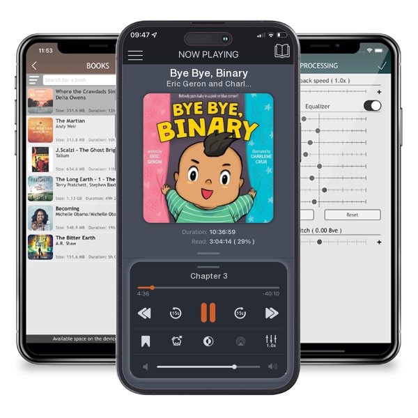 Download fo free audiobook Bye Bye, Binary by Eric Geron and Charlene Chua and listen anywhere on your iOS devices in the ListenBook app.