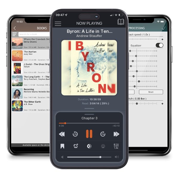 Download fo free audiobook Byron: A Life in Ten Letters by Andrew Stauffer and listen anywhere on your iOS devices in the ListenBook app.