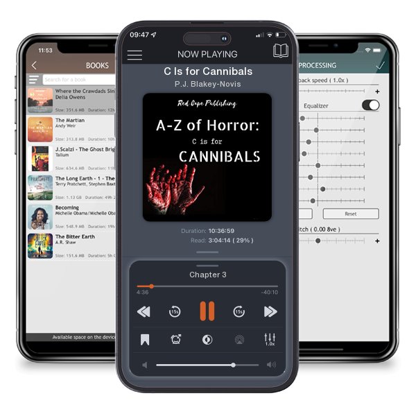 Download fo free audiobook C Is for Cannibals by P.J. Blakey-Novis and listen anywhere on your iOS devices in the ListenBook app.