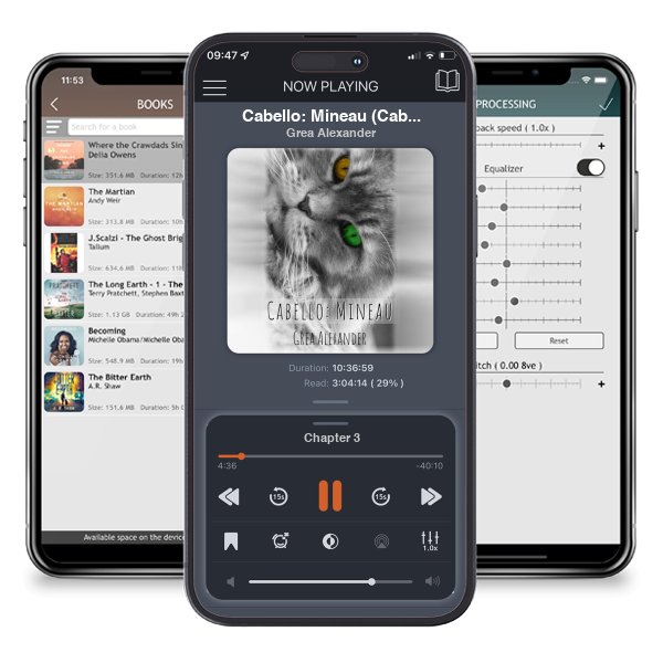 Download fo free audiobook Cabello: Mineau (Cabello #1) by Grea Alexander and listen anywhere on your iOS devices in the ListenBook app.