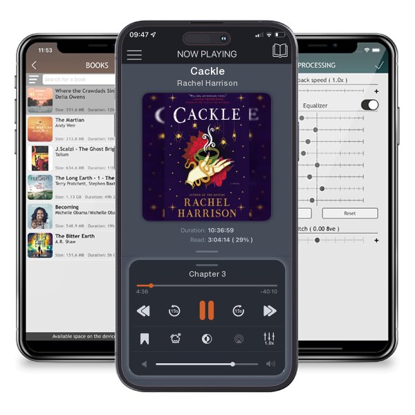 Download fo free audiobook Cackle by Rachel Harrison and listen anywhere on your iOS devices in the ListenBook app.