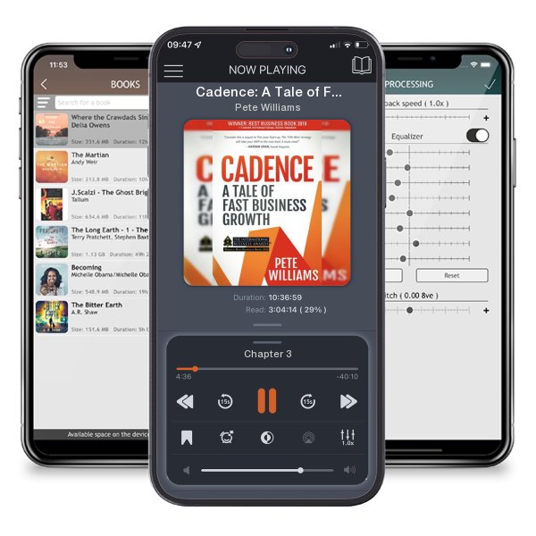 Download fo free audiobook Cadence: A Tale of Fast Business Growth by Pete Williams and listen anywhere on your iOS devices in the ListenBook app.