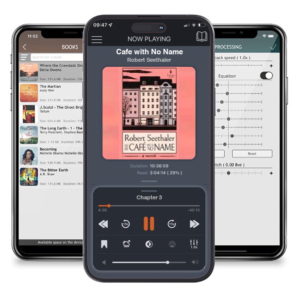 Download fo free audiobook Cafe with No Name by Robert Seethaler and listen anywhere on your iOS devices in the ListenBook app.