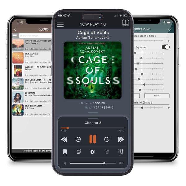 Download fo free audiobook Cage of Souls by Adrian Tchaikovsky and listen anywhere on your iOS devices in the ListenBook app.