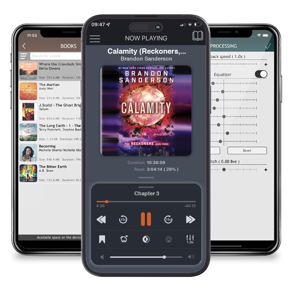 Download fo free audiobook Calamity (Reckoners, #3) by Brandon Sanderson and listen anywhere on your iOS devices in the ListenBook app.