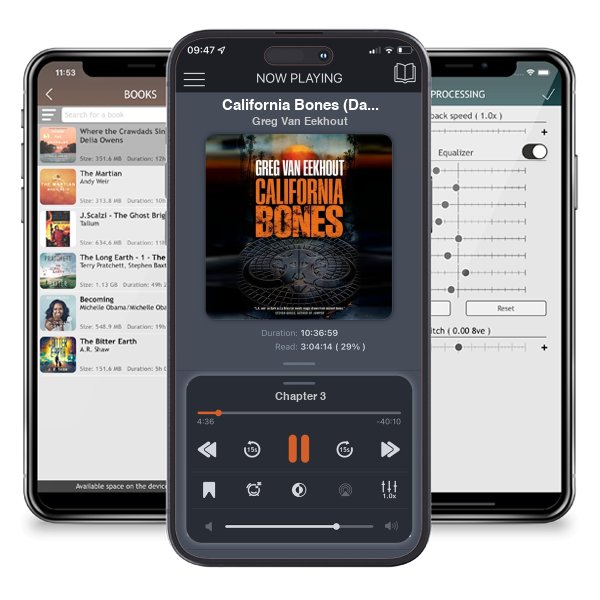 Download fo free audiobook California Bones (Daniel Blackland, #1) by Greg Van Eekhout and listen anywhere on your iOS devices in the ListenBook app.