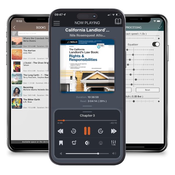 Download fo free audiobook California Landlord\'s Law Book, The: Rights & Responsibilities by Nils Rosenquest Attorney and listen anywhere on your iOS devices in the ListenBook app.