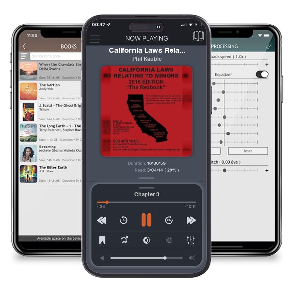 Download fo free audiobook California Laws Relating to Minors The Redbook: 2016 Edition by Phil Kauble and listen anywhere on your iOS devices in the ListenBook app.