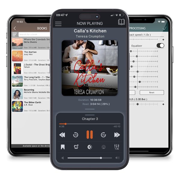 Download fo free audiobook Calla's Kitchen by Teresa Crumpton and listen anywhere on your iOS devices in the ListenBook app.