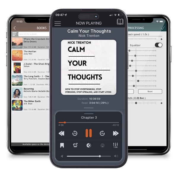 Download fo free audiobook Calm Your Thoughts by Nick Trenton and listen anywhere on your iOS devices in the ListenBook app.