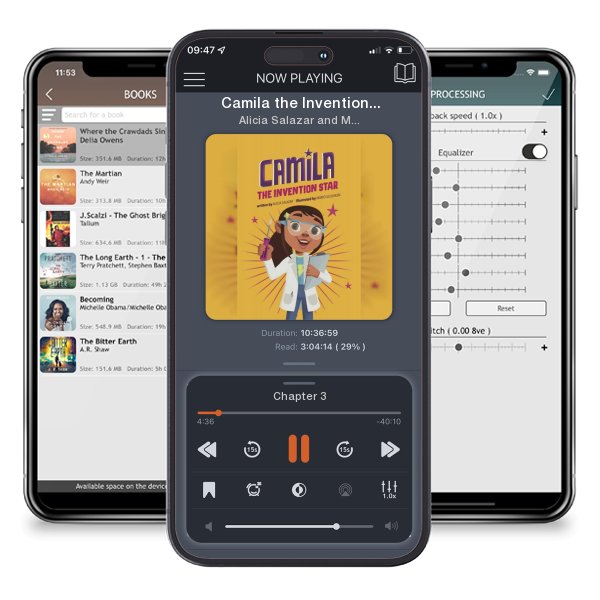 Download fo free audiobook Camila the Invention Star by Alicia Salazar and Mario Gushiken and listen anywhere on your iOS devices in the ListenBook app.