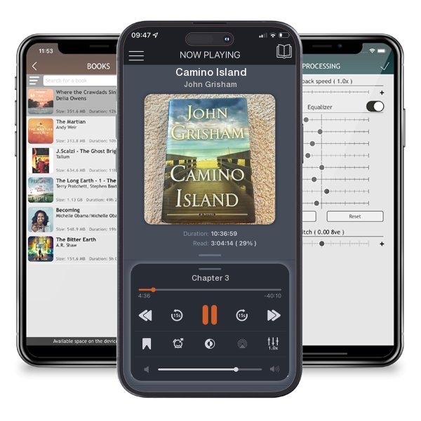 Download fo free audiobook Camino Island by John Grisham and listen anywhere on your iOS devices in the ListenBook app.