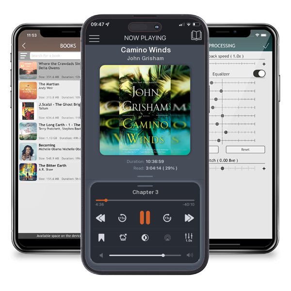Download fo free audiobook Camino Winds by John Grisham and listen anywhere on your iOS devices in the ListenBook app.