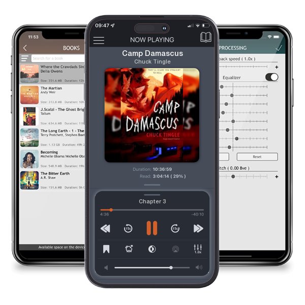 Download fo free audiobook Camp Damascus by Chuck Tingle and listen anywhere on your iOS devices in the ListenBook app.
