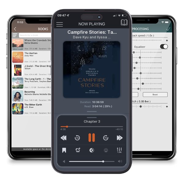 Download fo free audiobook Campfire Stories: Tales from America's National Parks by Dave Kyu and Ilyssa Kyu and listen anywhere on your iOS devices in the ListenBook app.