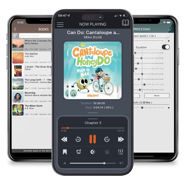 Download fo free audiobook Can Do: Cantaloupe and Honeydo Ride a Bike by Mike Boldt and listen anywhere on your iOS devices in the ListenBook app.