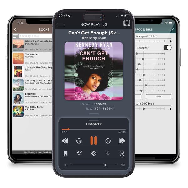 Download fo free audiobook Can\'t Get Enough (Skyland, #3) by Kennedy Ryan and listen anywhere on your iOS devices in the ListenBook app.