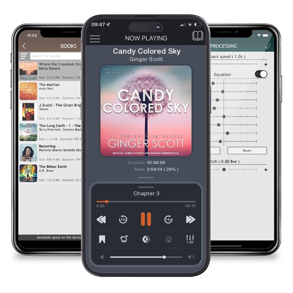 Download fo free audiobook Candy Colored Sky by Ginger Scott and listen anywhere on your iOS devices in the ListenBook app.