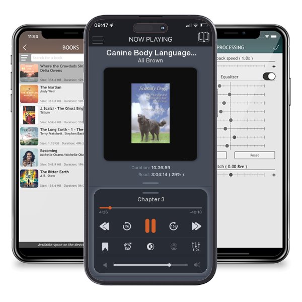 Download fo free audiobook Canine Body Language: A Photographic Guide by Ali Brown and listen anywhere on your iOS devices in the ListenBook app.