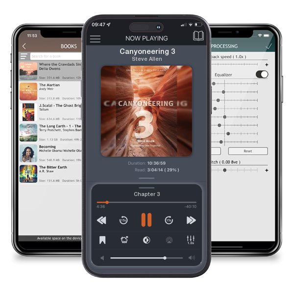 Download fo free audiobook Canyoneering 3 by Steve Allen and listen anywhere on your iOS devices in the ListenBook app.