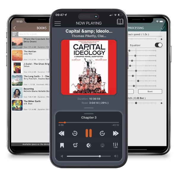 Download fo free audiobook Capital & Ideology: A Graphic Novel Adaptation: Based on the... by Thomas Piketty, Claire Alet,  et al. and listen anywhere on your iOS devices in the ListenBook app.