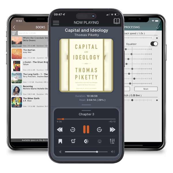 Download fo free audiobook Capital and Ideology by Thomas Piketty and listen anywhere on your iOS devices in the ListenBook app.